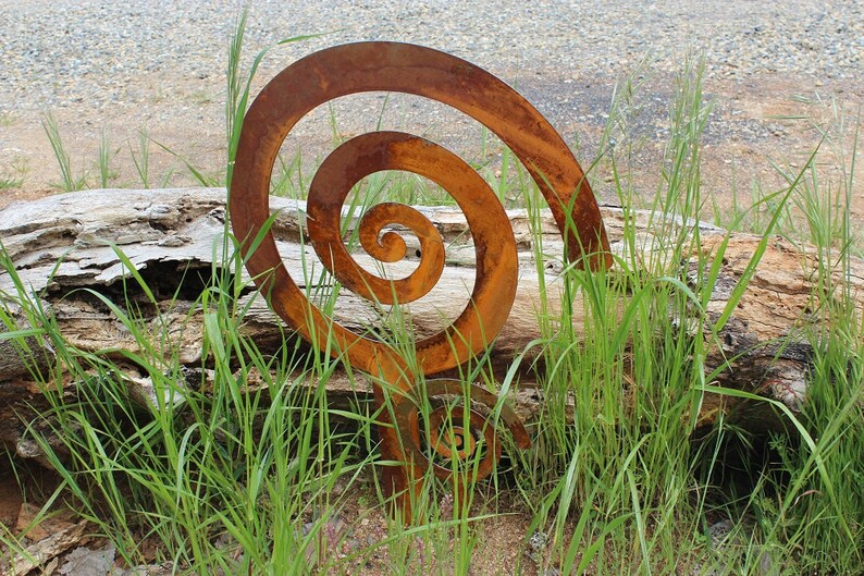 Mega 20 Spiral Garden Stake Steel Garden decor planter Etsy