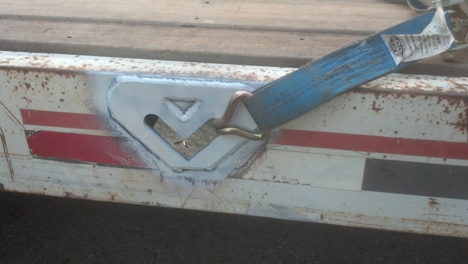 3/8 Transport Chain Hook Plate for Equipment Trailer Etsy