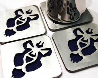 Alliance Steel Coaster Set