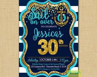 cruise themed invite etsy