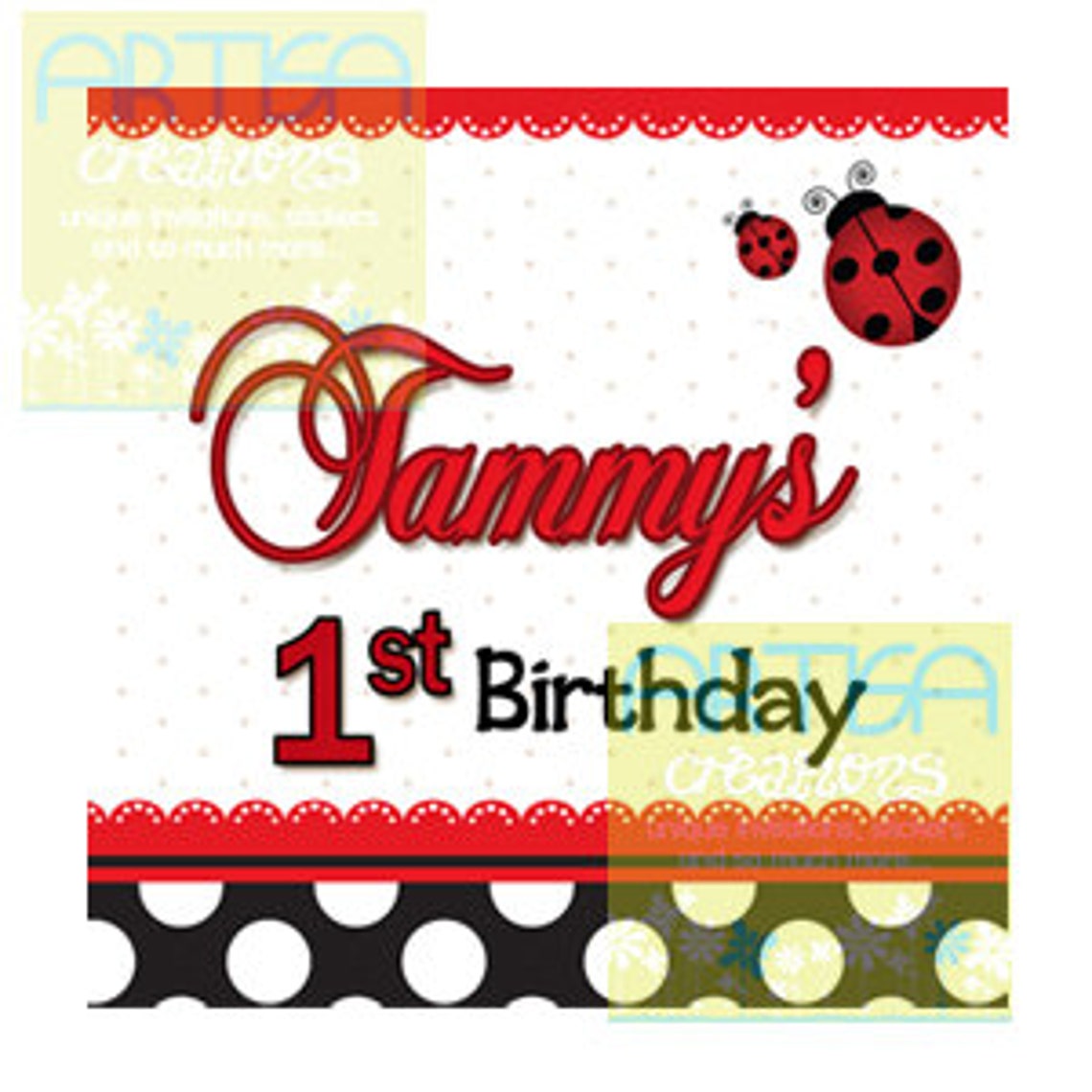 Lady Bug Note Ladybug Thank You - Ladybugs Thank You Card - Lady Bug Note Card ...