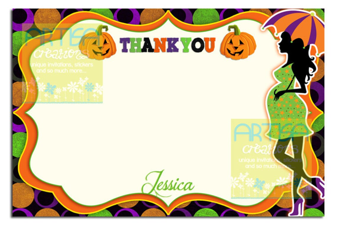 Halloween Baby Shower Invitation Baby Shower Halloween - Etsy
