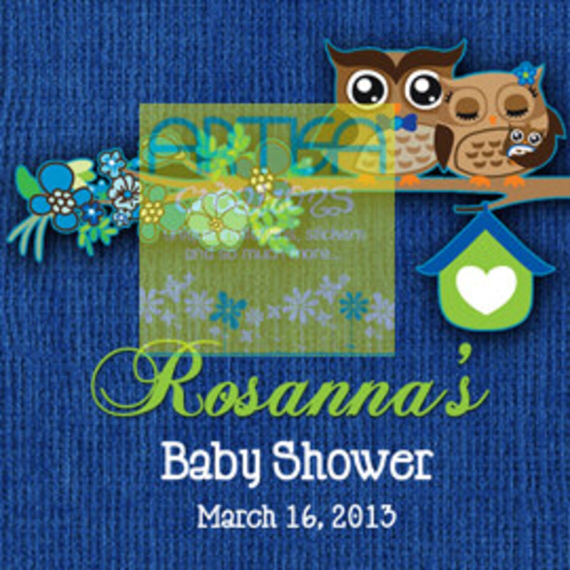 Owl Baby Shower Invitation Owls Baby Boy Shower Invitation Etsy