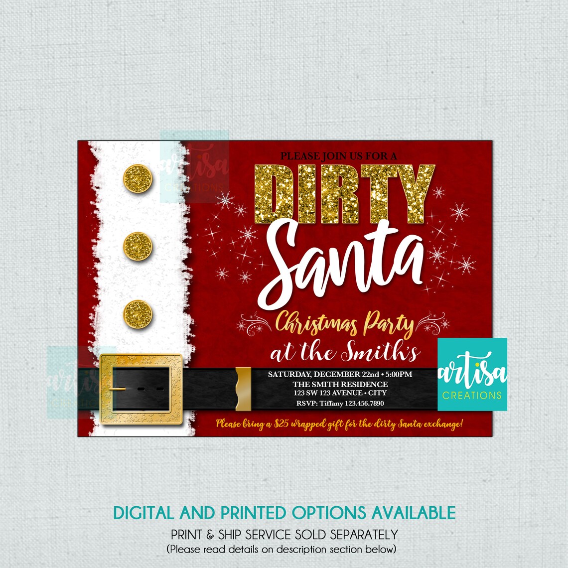 Dirty Santa Christmas Party 