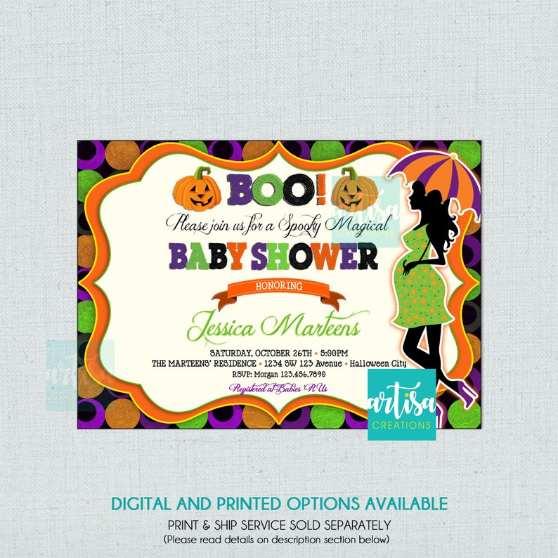 Halloween Baby Shower Invitation Baby Shower Halloween Etsy halloween-baby-shower-invitation-template-free-printable-word-searches