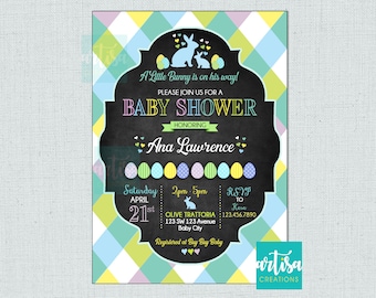 Invitations Baby Shower Garçon Bella Ink, 10 Enveloppes, Neuves