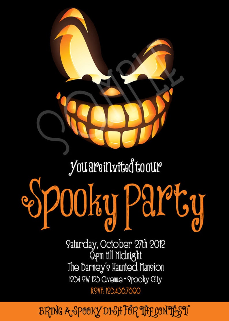 How to get over mental blocks Adult halloween idea invitation party