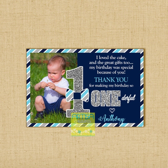 Mr Onederful Thank you note card Mr Onederful thank you card | Etsy