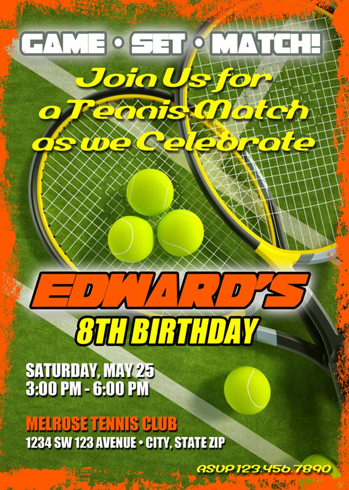 tennis-birthday-invitation-printable-file-diy-tennis-birthday-etsy