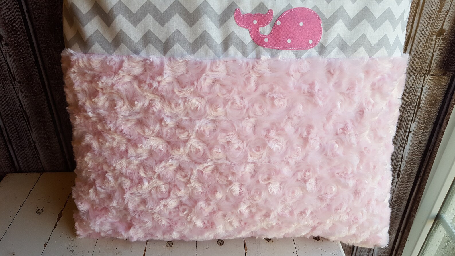 Nautical Nursery Pillow Baby Girl Pink and Gray Nursery Etsy