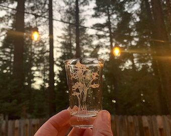 Trees Shot Glasses - set of 6 different trees