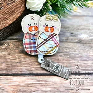 Fall Swaddled Babies, Labor and Delivery Badge Reel, Baby Burritos Badge Reel, Badge Reel, RN Badge Reel, NICU Badge Reel