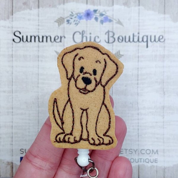 Labrador Badge Reel, Nurse Badge Reel, Lab Dog Badge Reel, RN Badge Reel, Medical Badge Reel, Badge Reel, Retriever Badge