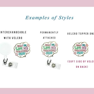 examples of styles on a white background