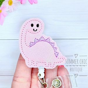 Glitter Dino Badge Reel, RN Badge Reel, Nurse Badge Reel, Dino Badge Reel, Medical Badge Reel, Badge Reel, Badge Holder, Retractable Reel