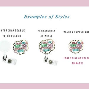 examples of styles on a white background