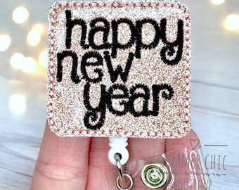 New Year Badge Reel, Medical Badge Reel, Nurse Badge, Badge Reel, RN Badge Reel, New Years Badge Reel, Badge Reel, Badge Holder