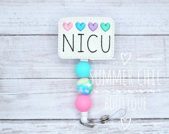 NICU Badge Reel, Labor and Delivery Badge Reel, L&D Badge Reel, Neonatal Badge Reel, Nurse Badge Reel, RN Badge Reel