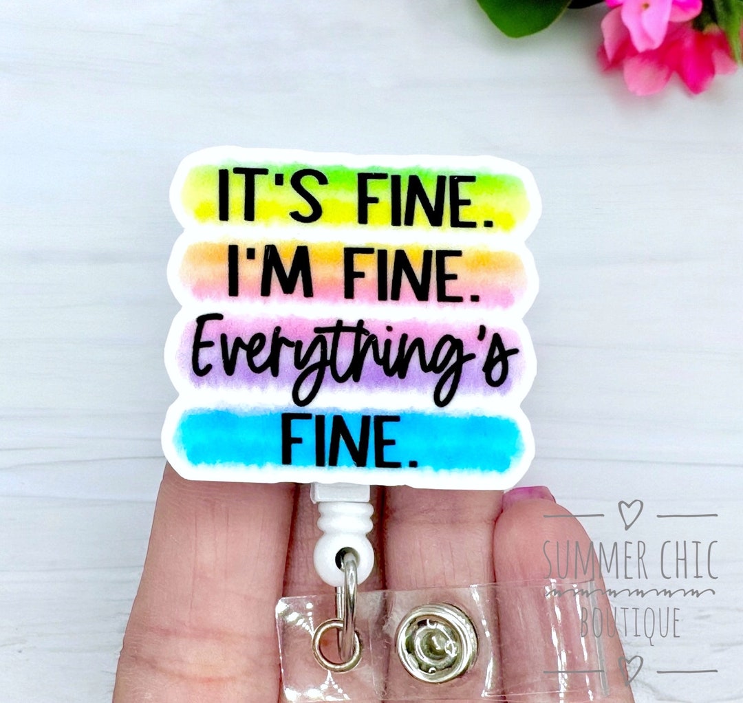 EVERYTHING IS FINE Patch Et Broche Set – Lot De 3 Patches