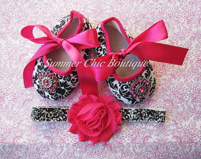 Baby Crib Shoes Infant Crib Shoes Newborn Crib Shoes Pink Etsy