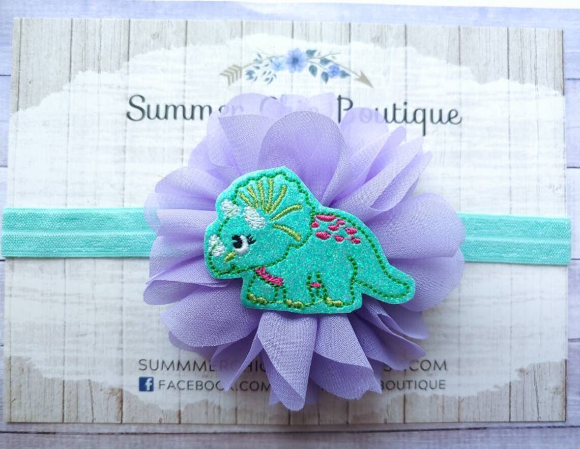 Dinosaur Headband Dino Baby Headband Infant Headband Etsy