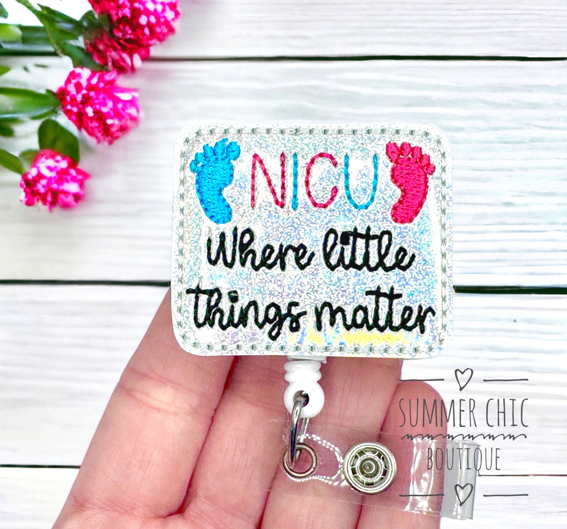 Silver Nicu Where Little Things Matter Labor and Delivery Badge Reel, Nurse  Badge Reel, Badge Reel, RN Badge Reel, Medical Badge Reel -  UK