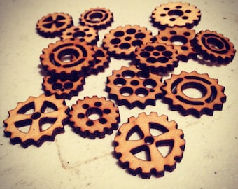 Lot of Laser cut gears