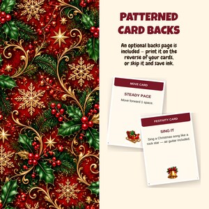 Printable Christmas Games Bundle | Christmas Board Game, Bingo & Trivia | Print and Play Family Game Night | Letter + A4 | Instant Download image 9