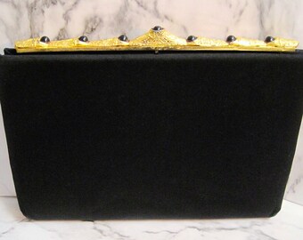 Black clutch bag funeral Clearance