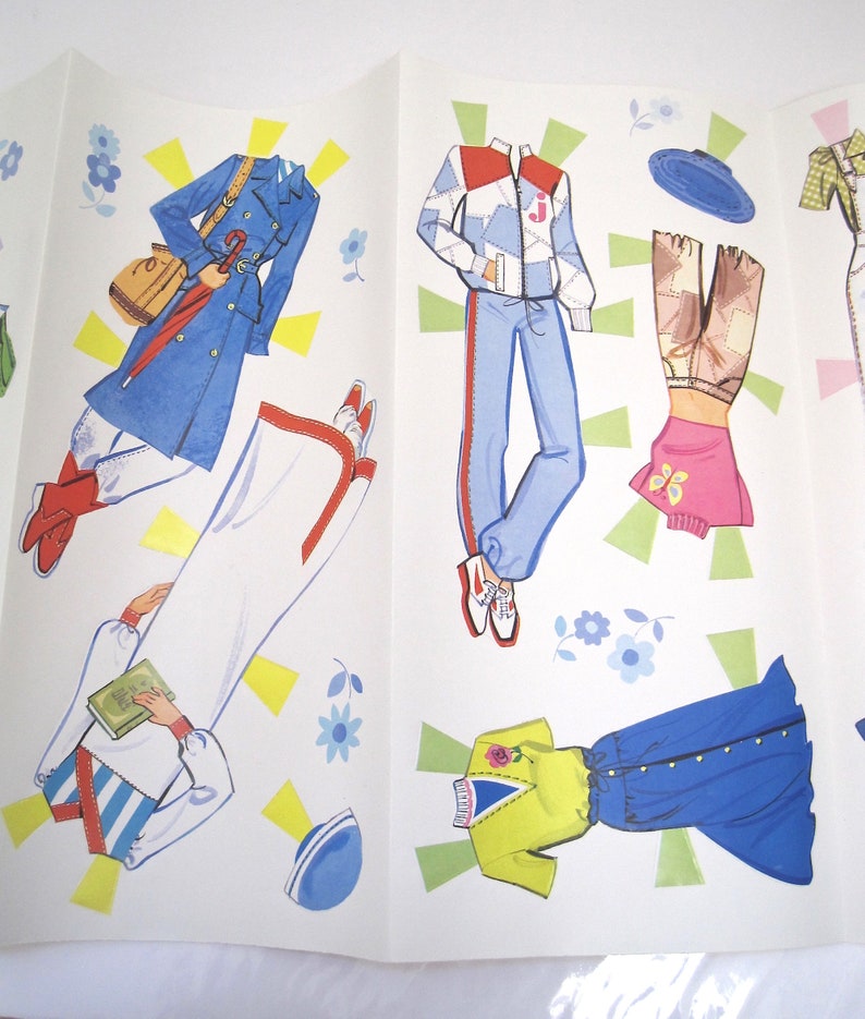 Jean Jeans Paper Dolls 1982 Paper Doll & Wardrobe Uncut Etsy