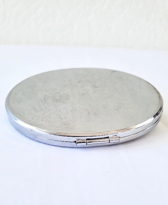 Rhinestone Bumble Bee Compact Mirror, Vintage Dou… - image 5