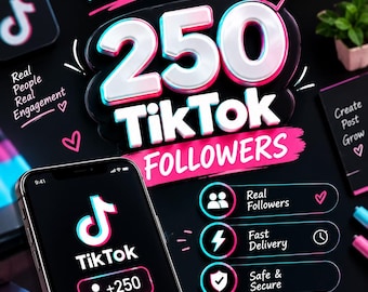 250 tiktok followers | tiktok followers | tiktok growth guide | Social Media Marketing
