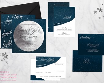 celestial invitation etsy