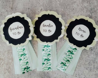 Cactus Succulent Baby Shower Pin, Mommy Grandma to Be Cactus Baby Shower Pins and Corsages, Cactus Pin, Custom Shower Name Tags