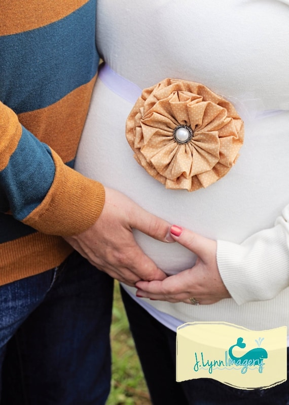 Items similar to Vintage Inspired Maternity Sash. Maternity Photo Prop