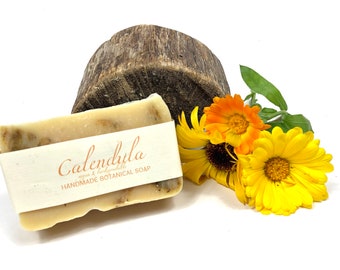 Calendula Handmade Natural Soap Vegan Herbal Soap  Calendula Healing herbal Bar Soap Wholesale Soap