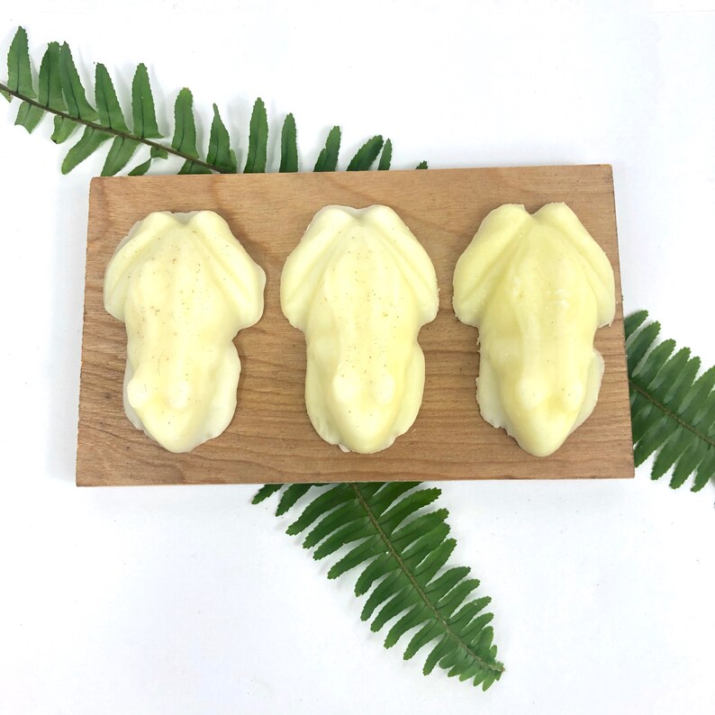 Dandelion Shea Butter Frog Lotion Bar Single Frog Shaped Etsy