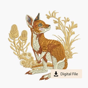 Machine Embroidery File | Australian Kangaroo | Embroidery File | Digital Download | Kangaroo