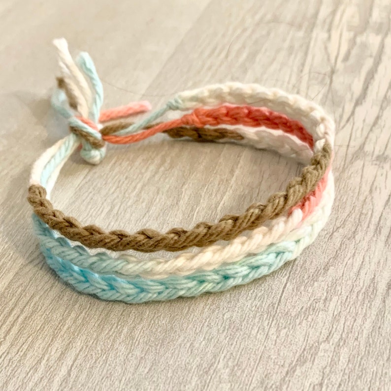 25 Friendship Bracelets Bulk Crochet Bracelets Assorted Etsy