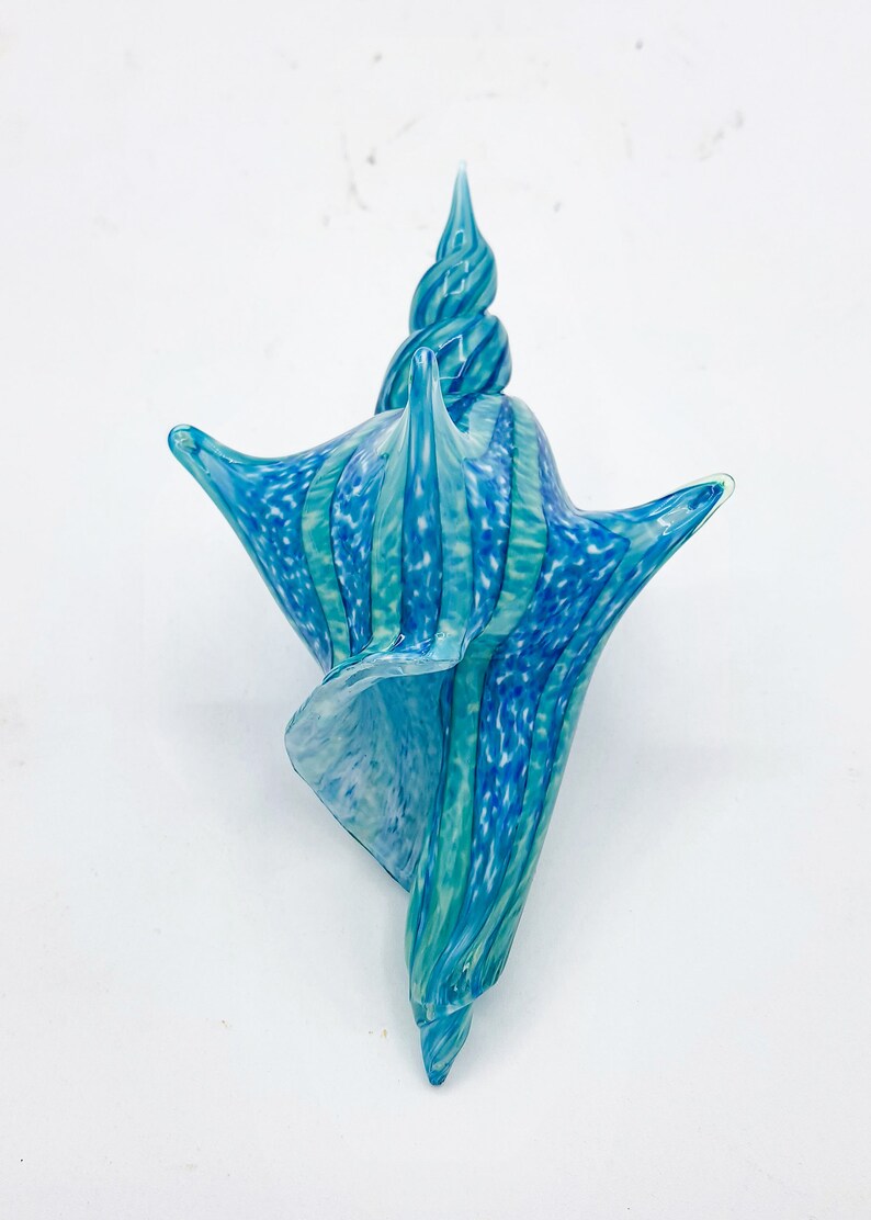 Hand Blown Glass Conch