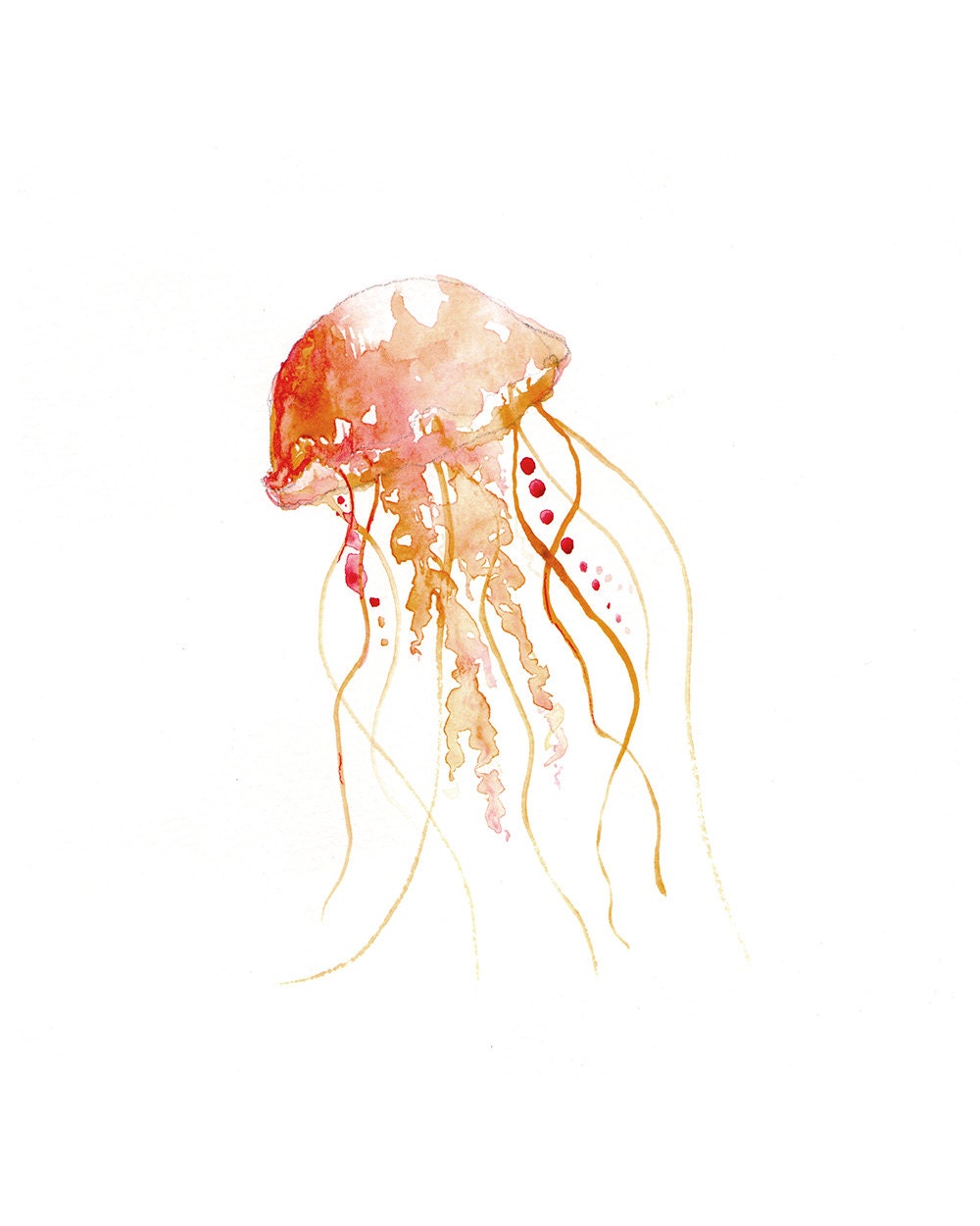 Simple Jellyfish Painting
