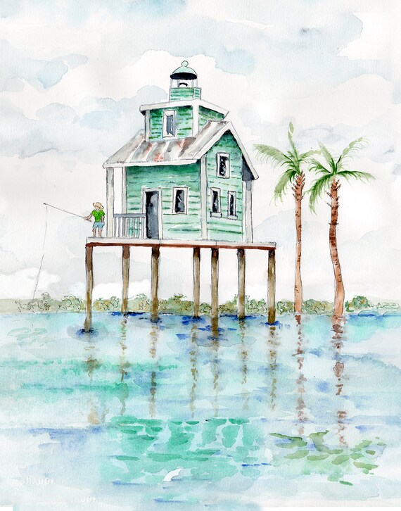 Beach house paintings deals