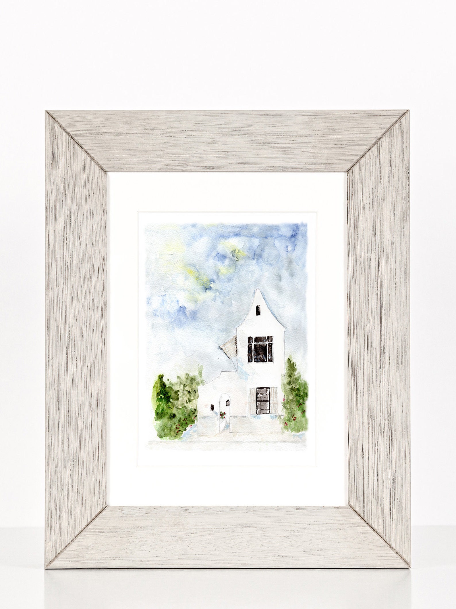 Alys Beach Watercolor Art Print 30A Florida Coastal Wall Art Etsy