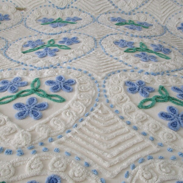 Cotton Chenille Bedspread Etsy