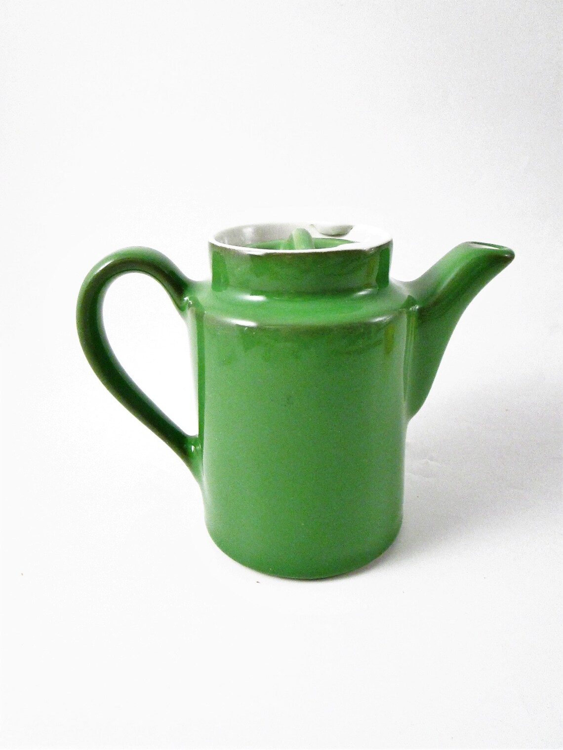 Vintage HALL Single Serve Teapot Bright Green Restaurant Ware Etsy