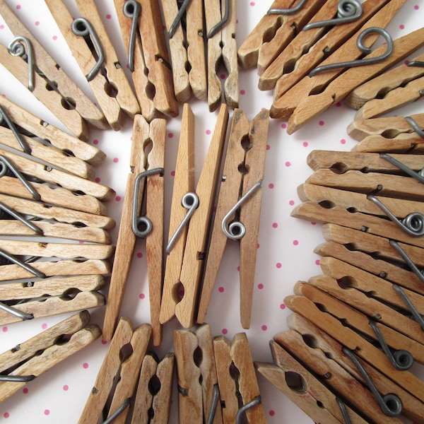 Antique Clothespins Etsy