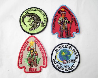 4 Vintage Boy Scouts Patches Never Used