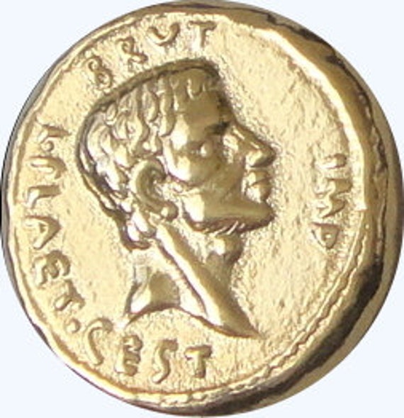 Brutus Roman Empire Assassination of Julius Caesar, 20-G Eid Mar Roman Coin