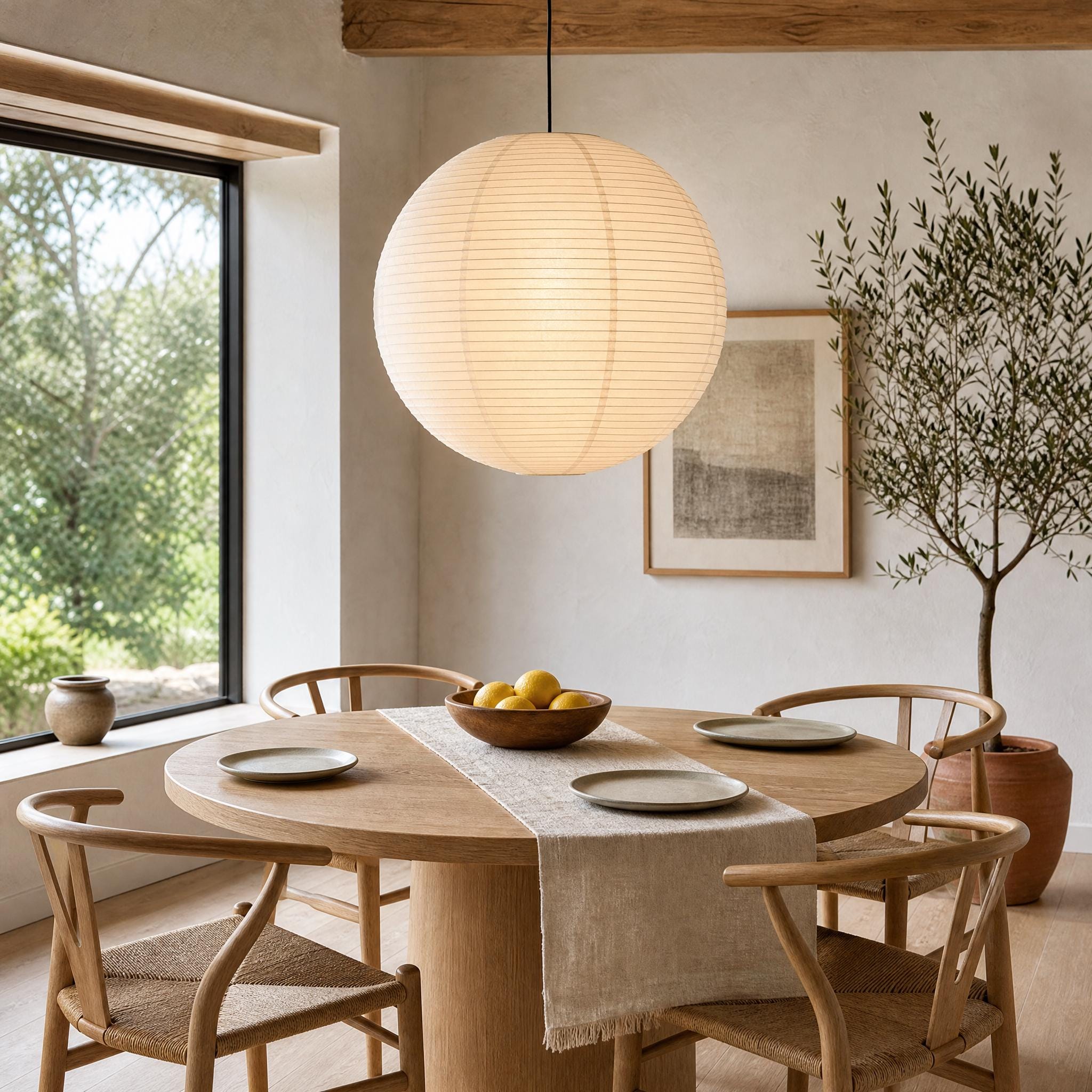 Japandi Lighting Pendants - Etsy