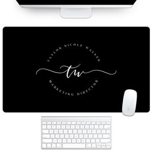 Custom Logo Personalized Desk Pad, Keyboard and Mouse Mat